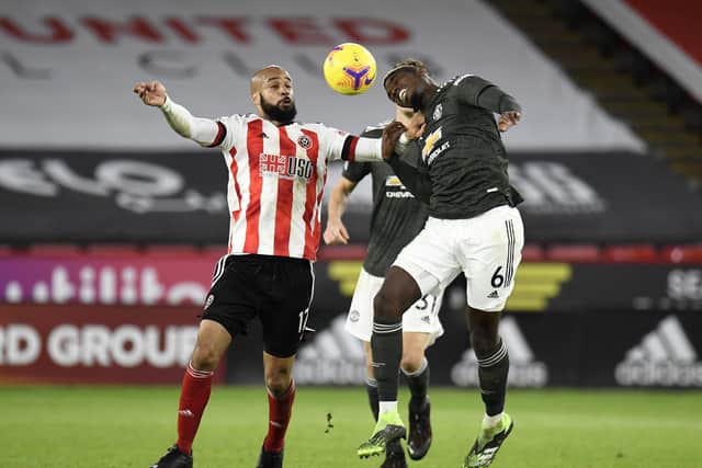 David McGoldrick of Sheffield United is a key voice in the dressing room: Peter Powell - Pool/Getty Images