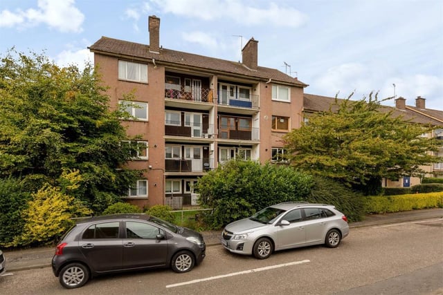 This lovely bright and spacious second floor flat, on the market for £110,000, has a private balcony and enjoys pleasant open views to the adjoining gardens. Offered for sale in move-in condition, the flat has new décor and flooring. The dual aspect sitting/diningroom offers plenty of space for family and friends.