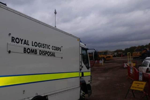 The army's bomb squad was called to Beighton, Sheffield, yesterday following the discovery of a suspicious device (Photo: archive image)
