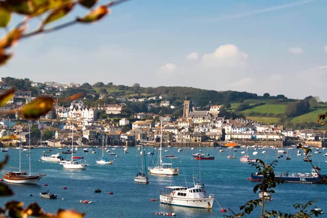 Photograph of Salcombe. Areas like Cornwall have as many as 6,000 holiday homes - meaning approximately one in three houses are just for getaways by their owners.