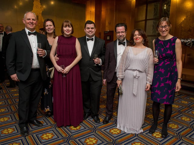 Before the awards got going...