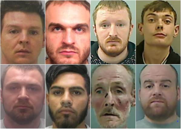 Some of the criminals with Hartlepool and East Durham links who have been jailed recently.