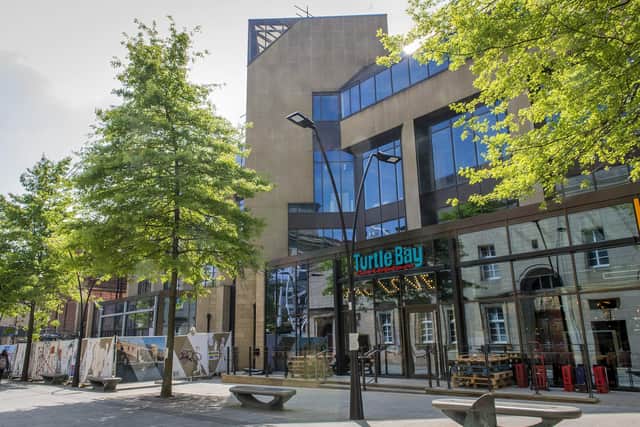 Turtle Bay before opened in the former NUM building in Sheffield Barker's Pool in 2018