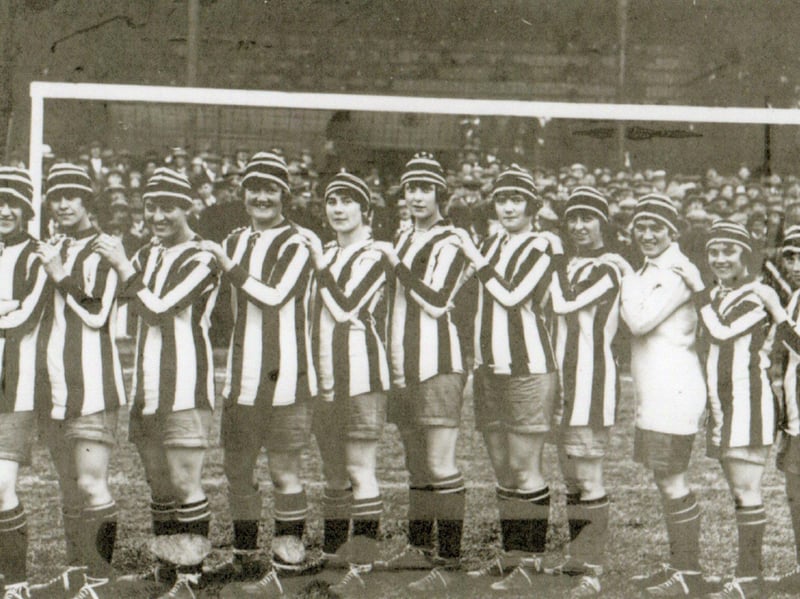 Although not one individual, we couldn’t not feature this Preston group:set up in 1917, they were one of the earliest known women’s association football teams in England who helped pave the way for the acceptance of women’s football.