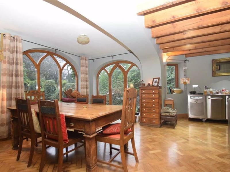 With door to the rear garden.