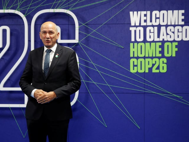 Slovenia's Prime Minister Janez Jansa.