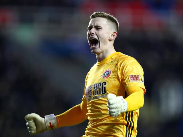 Dean Henderson of Sheffield United celebrates anoher Sheffield United win: Dan Istitene/Getty Images
