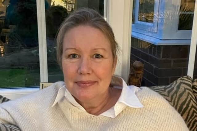 Mum Lisa Wolff, pictured thought agonising pains in her legs were sciatica. She had paid a heartfelt tribute to the doctors who operated on her when they turned out to be a rare cancer