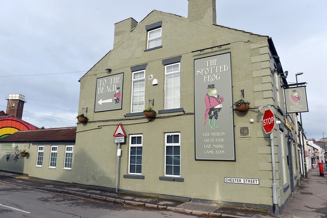 ​The Spotted Frog at 41-43 Chatsworth Road, Chesterfield; rated five stars on October 9