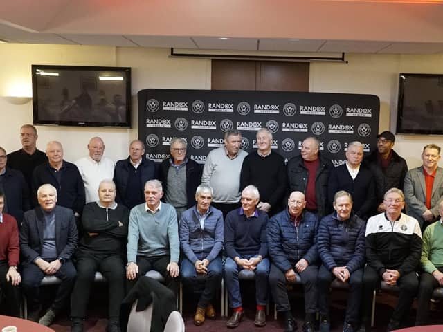 A small army of former professionals from a host of different clubs turned out to Tony Currie's Memory Lane club at Sheffield United