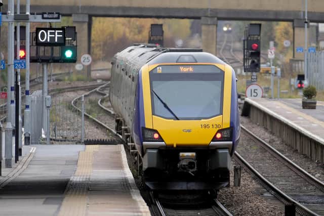The government announced its £96bn Integrated Rail Plan that promises to upgrade services in the Midlands and northern England, while scrapping part of the HS2 proposal to build a high-speed rail line from Birmingham to Leeds. (Photo by Christopher Furlong/Getty Images)