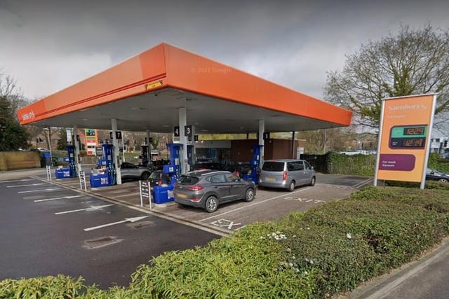 Sainsbury's, on Fitzherbert Road, are currently selling petrol for 135.9p by the litre.