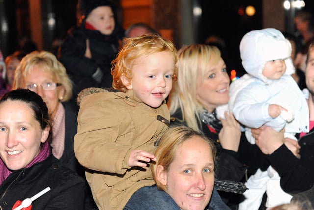 Grangemouth Christmas lights switch on ceremonies were always a fun night for the very young