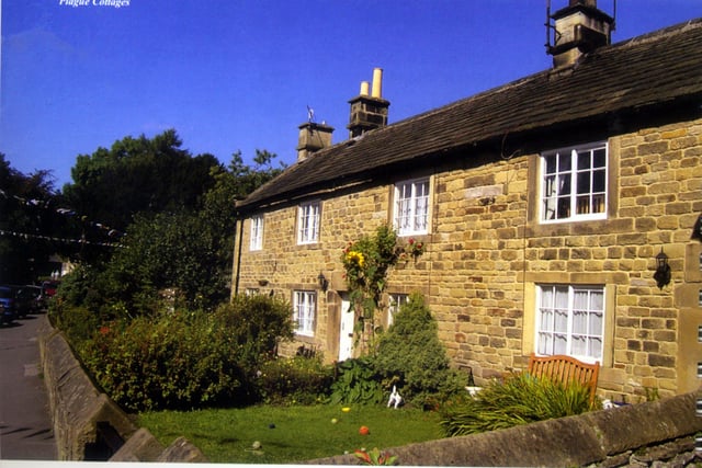 One of the Plague Cottages, Eyam, pictured in 2004