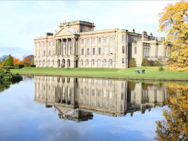 The outside areas of the hall was used in the BBC TV version of Pride and Prejudice in 1995. But, it was also used in a Red Dwarf episode "Timeslides".