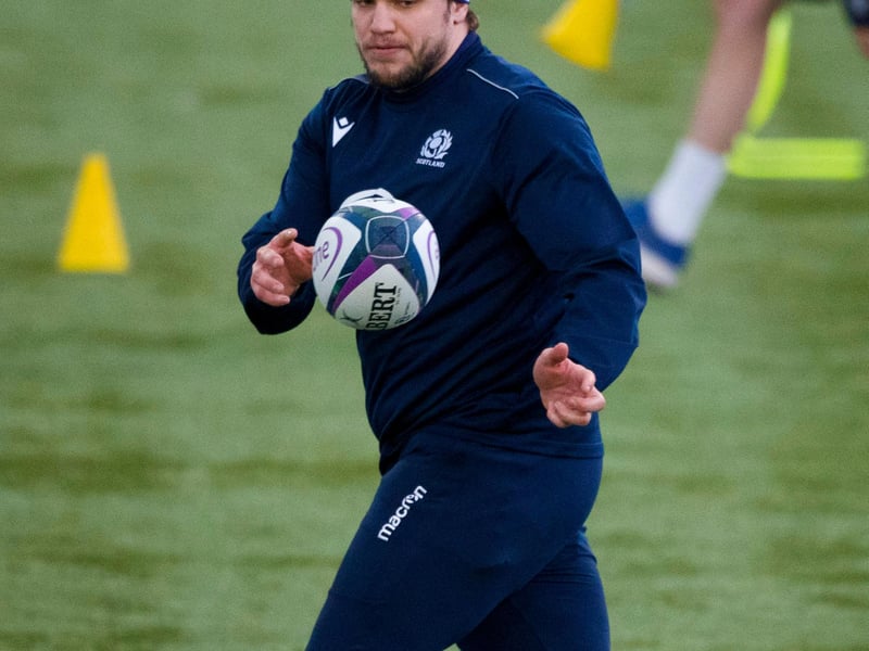 Up against it in tough hooker battle with the wily Ken Owens.