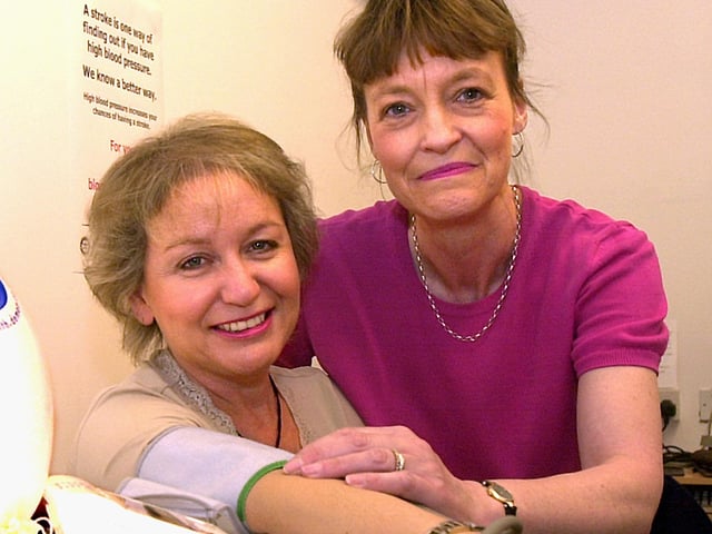 In 2003 Doncaster Central MP Rosie Winterton had her blood pressure checked at Boots' in Doncaster's Frenchgate Centre by Anne Cairns, of the St Vincents Doctors Surgery