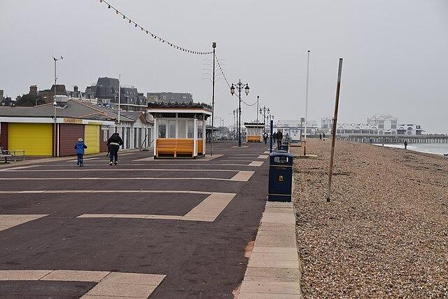 Many generations of Portsmouth's children will have done this one and this is such a nostalgia rite of passage for every city child (and big kid too). Those zig zags up and down the prom have been a path for many a child to follow for many a years. Sadly these are all slowing disappearing as the new sea defences are installed. And although the pathways of the new defences do look lovely I, like many of us Pompey folk, will lament the loss of those zig zags - so enjoy the ones still in place while you can!