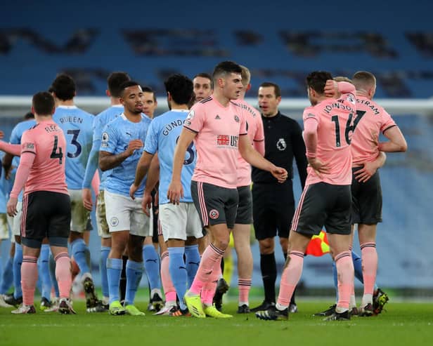 Sheffield United proved an important point against Manchester City, despite failing to claim one: Simon Bellis/Sportimage