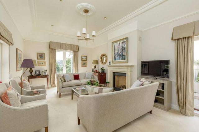 An elegant space, the sitting room also leads onto a private west facing roof terrace.