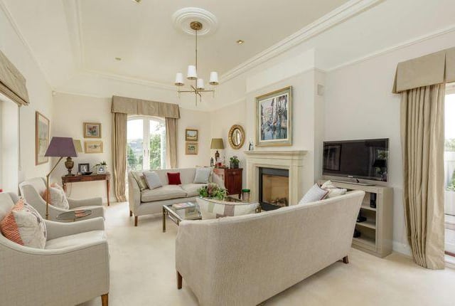 An elegant space, the sitting room also leads onto a private west facing roof terrace.