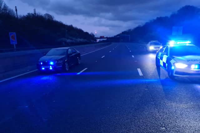 Two people died in a collision on the M1 between J30 and J31 for Sheffield last night