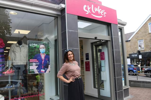 Charity Shop Gal Faye Wagstaffe is joining St Luke's Hospice's Sustainable Style campaign