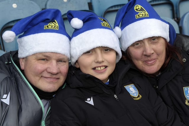 No Xmas joy for Owls fans at Hillsborough and Coventry for the festive matches.    Pic Steve Ellis