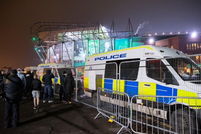 Two police officers were injured during the protests outside Parkhead after Celtic were defeated by Ross County. Barriers and fences were taken down by supporters and even used as missiles. Meanwhile, a cameraman was reportedly told he would be “slashed” if he filmed the scenes. (Scottish Sun)