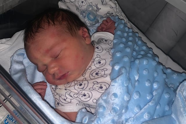Parents Crystal and Jamie welcomed a baby boy into the world on 28 May 2020 but at the time of submission were still to choose a name for their wee bundle of joy