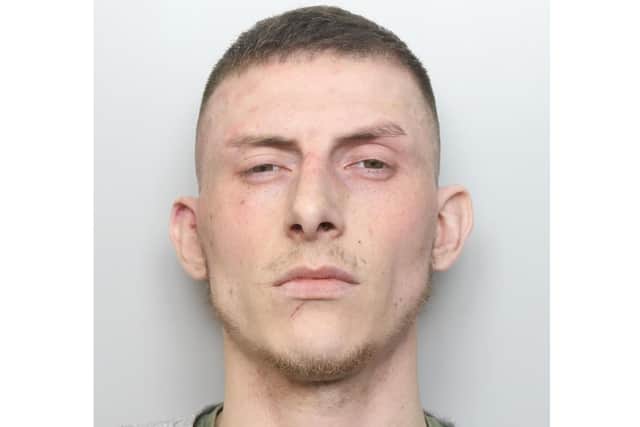 Liam Morris, aged 27, of Parkside Mews, Sheffield, has been jailed for 10 weeks for assaulting two police officers at Sheffield Railway Station.