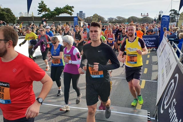 Runners take on the Great South Run in Portsmouth