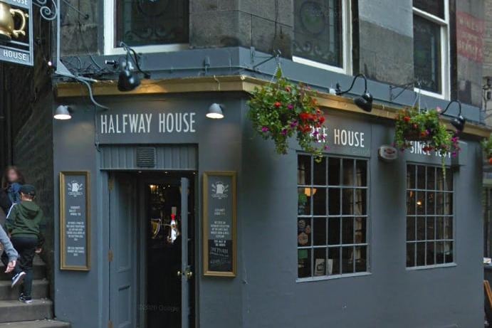 Another hidden gem, the Halfway House is on Fleshmarket Close.