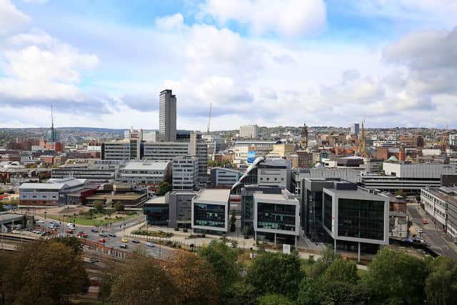 Sheffield city centre. Picture: Chris Etchells