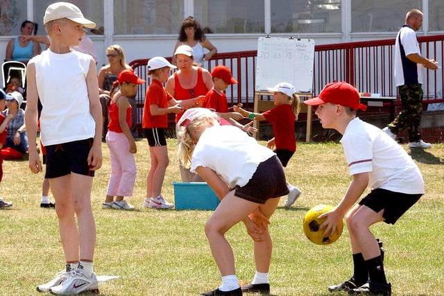 A scene from the St Godric's Primary School sports day in Thornley. Can you spot anyone you know?