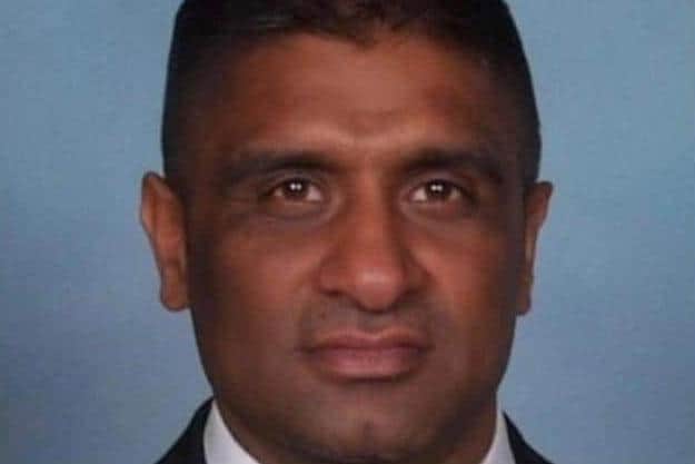 Pictured is deceased Nadeem Qureshi, who died aged 40, after he was seriously injured on wasteland off Station Road, at Deepcar, near Stocksbridge, in Sheffield, on July 24, 2019, and later died on the same day.