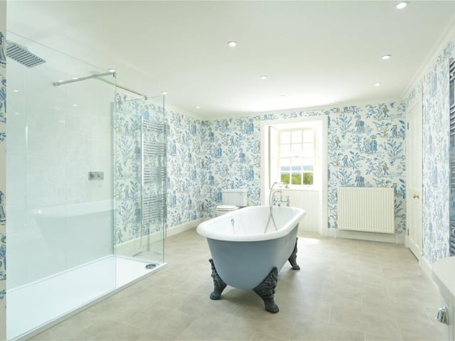 Gartincaber House in Perthshire is on the market for offers over £2,000,000. It has six bedrooms, four bathrooms and three reception rooms.