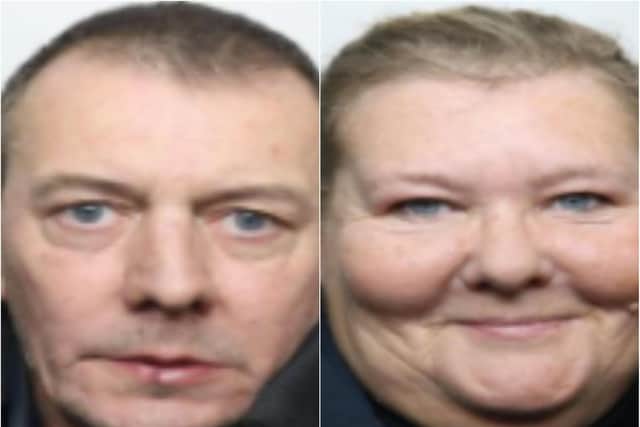 David Ripley and Tracey Cooke appeared at court in Sheffield after they stole £95,000 from a woman with dementia