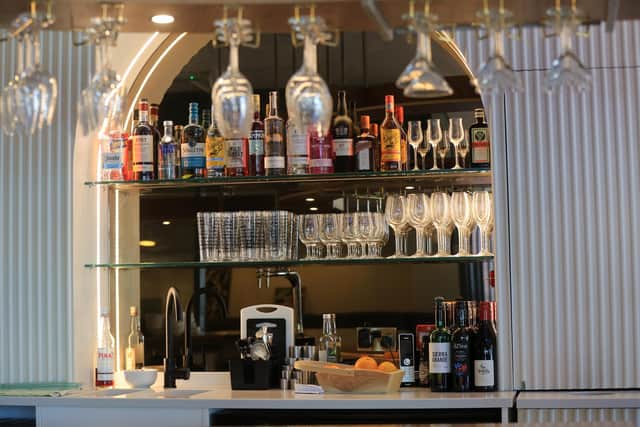 The bar at Blend Kitchen. Picture: Chris Etchells