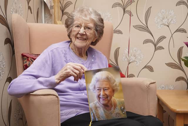 Faith Greenfield celebrated her 100th birthday at Cairn care home. Picture Scott Merrylees