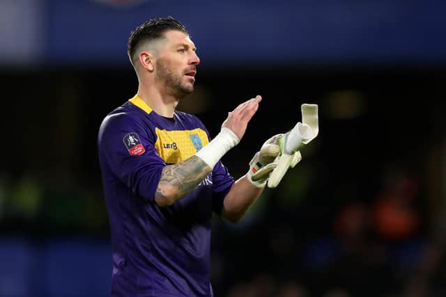 Keiren Westwood played for Sheffield Wednesday for the first time in 12 months in their clash at Preston North End. (Photo by Catherine Ivill/Getty Images)