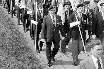 Skegby Dunkirk Veterans Parade from 40 years ago