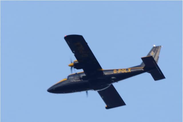 A stock image of South Yorkshire Police's fixed wing plane (Photo: Tony Critchley).
