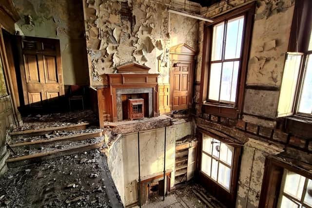 Pic of the judge's room in the Old Town Hall, Waingate. It is included in 'Sheffield In Ruins', a book by local publisher Revelations 23 press.
