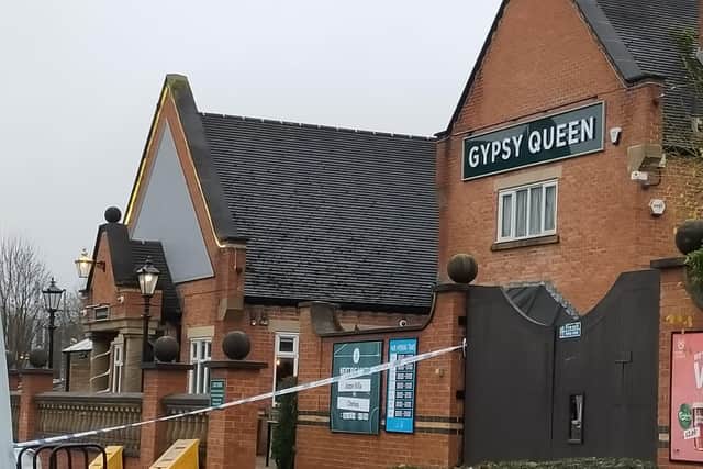 The Gypsy Queen pub in Beighton, Sheffield, is set to be cordoned off by the police for the rest of the day following a murder on Boxing Day