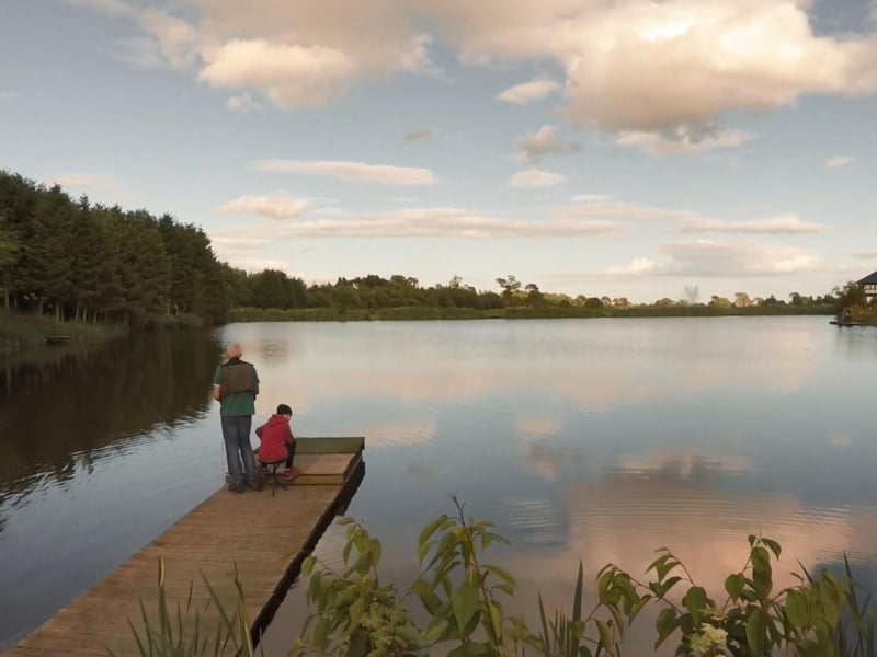 Bring, or hire, a rod and you might just catch your breakfast on one of the estate's fishing ponds.