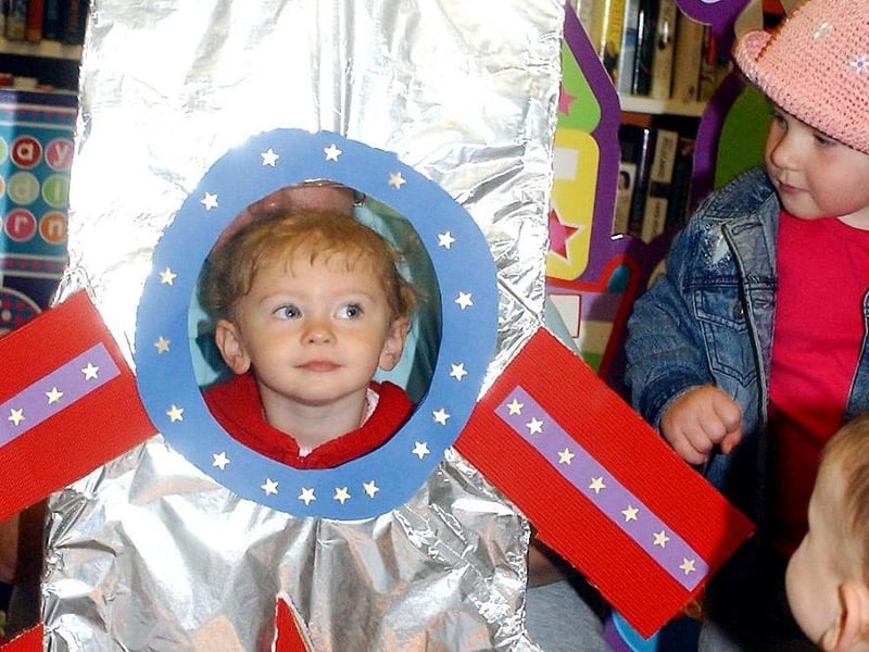 A project which encouraged children to make space aliens was held at Peterlee Library 21 years ago.