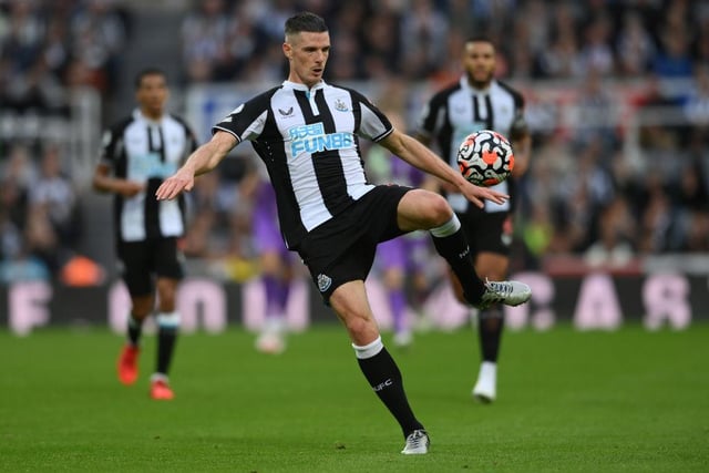 The 32-year-old played just 90 minutes during Newcastle’s first three league games this campaign but is now a regular feature as the left-sided centre-back of Newcastle’s defence. (Photo by Stu Forster/Getty Images)