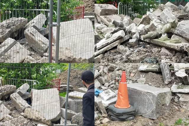 Sheffield City Council has responded to suggestions it 'broke' then 'piled up' a number of historic headstones during restorations at Sheffield General Cemetery.