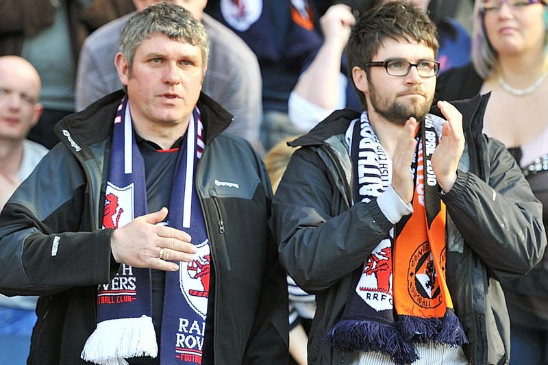 Raith Rovers against Dundee United FC at Hampden Park, Glasgow in the semi-final of the Active Nation Scottish Cup